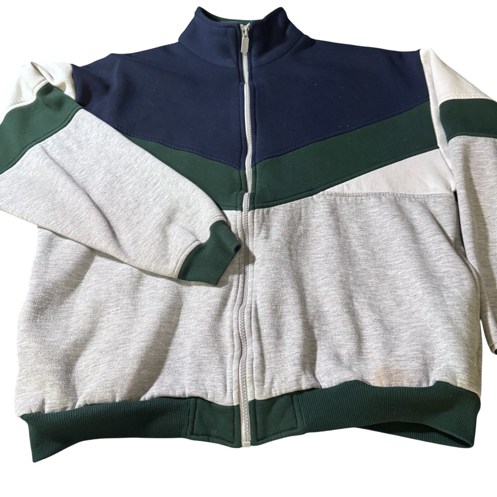 Gear For Sports Jacket Sweatshirt Medium Color Block XXL Warm Up Full Zip Pocket